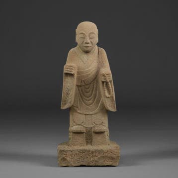 Beeld van Kakumei Reijin  - Gegoten steen - Japan -
