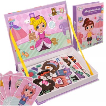 Kruzzel magnetische puzzel mode – creatieve aankleedset i., Ophalen of Verzenden, Nieuw