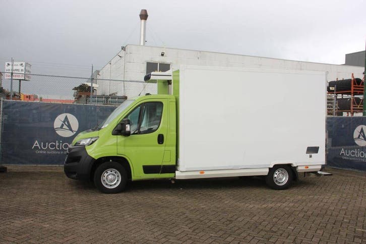 Veiling: Koelbakwagen Fiat Ducato Diesel 120pk 2021, Auto's, Bestelauto's, Handgeschakeld, BTW verrekenbaar, Diesel, Groen, Gebruikt