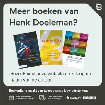 De A3 methodiek - Henk Doeleman 9782509006110, Verzenden, Zo goed als nieuw, Henk Doeleman