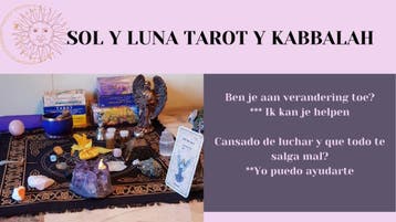 Tarot reading Coaching Ritueel Palo santo velas jabon dinero, Geeft ook workshops, Paranormale therapie