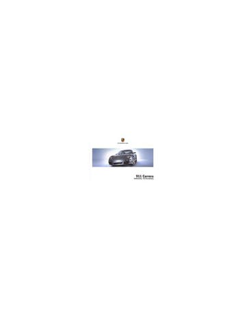 2008 PORSCHE 911 CARRERA VERKORT INSTRUCTIEBOEKJE DUITS