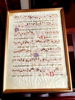 Church - Sheet from Incunable Psalter South Italy ( Calabry