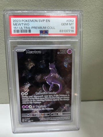 Pokémon - 1 Graded card - Mewtwo 052 Promo card, Foil - PSA, Hobby en Vrije tijd, Verzamelkaartspellen | Pokémon, Nieuw
