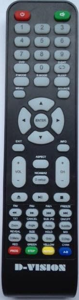 Afstandsbediening D-VISION LED2402FHDVD, Ophalen of Verzenden, Nieuw, Origineel