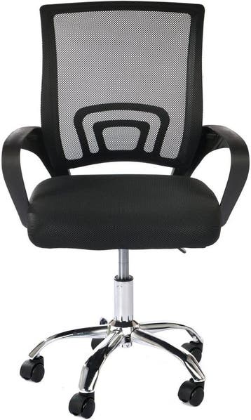 Ergonomische Stoel Zwart Mesh | Premium | OP=OP, Eenpersoons, Minder dan 75 cm, Hoekbank, Nieuw