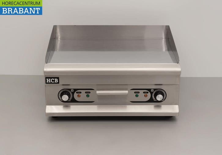 RVS Spiegel Grillplaat Bakplaat Chroom bakplaat 60 cm 400V, Zakelijke goederen, Horeca | Keukenapparatuur, Nieuw in verpakking