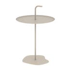 Bijzettafel Calimera champagne kleur staal Ø38 cm met handgr, Verzenden, Nieuw