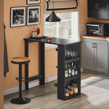 Bartafel met 3 Opbergvakken - Stijlvol en Compact voor Keuke, Verzenden, Nieuw