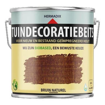 Houtbeits | Hermadix | 2.5 liter, Doe-het-zelf en Verbouw, Verf, Beits en Lak, Verzenden, Nieuw