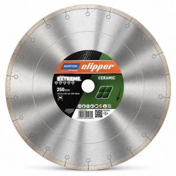 Diamantzaagblad Clipper Ceram Extreme 350 x 25,4 mm, Ophalen of Verzenden, Overige typen