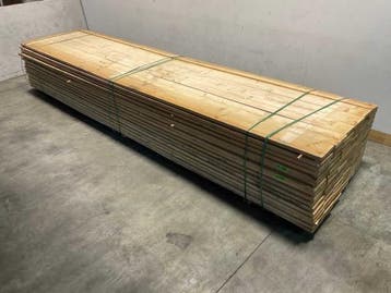Veiling - 48x Vuren steigerplank 500x19,5x3cm, Nieuw
