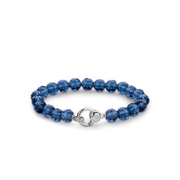 TI SENTO Armband 2866DB - Zilveren dames armband - Maat M, Verzenden, Nieuw