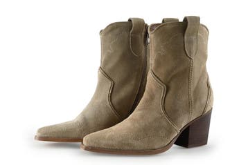 Manfield Cowboy laarzen in maat 38 Beige, Verzenden, Beige, Zo goed als nieuw, Manfield