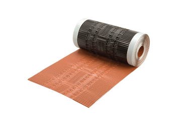 Ubbink Airtec Nok- en hoekkeper ALU 330mm x 5m rood, Ophalen of Verzenden, Nieuw