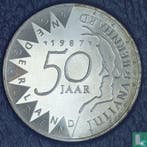 Nederland 50 gulden 1987 50-jarig huwelijksjubileum van..., Verzenden, Overige waardes, Losse munt, Goud