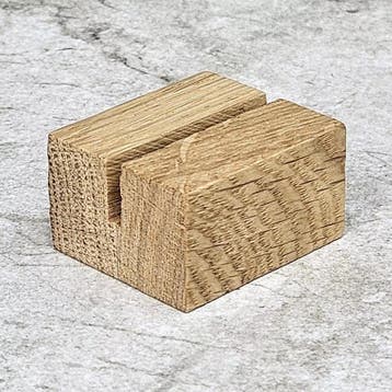 HOCHO Eikenhouten Mini Kaartenhouder 34 mm – Stijlvolle e., Huis en Inrichting, Ophalen of Verzenden, Nieuw