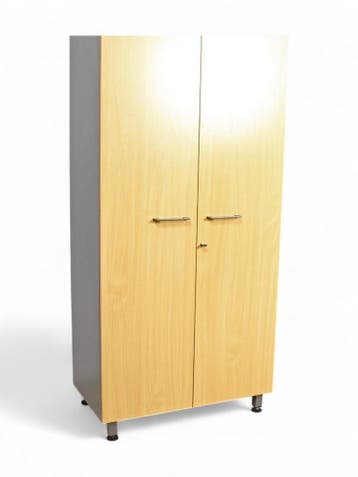 Martela klapdeurkast, licht-beuken, Huis en Inrichting, Gebruikt, 200 cm of meer, 25 tot 50 cm, 50 tot 100 cm