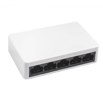 Zazitec 5-poorts netwerk switch, Computers en Software, Ophalen of Verzenden, Nieuw