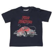 Fun2Wear - Shortama Fire Fighter - Blauw - Maat 74 - Jongens, Verzenden, Nieuw, Jongen