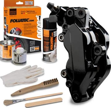 Foliatec Remklauwlakset – midnight zwart – 3 Componenten, Verzenden