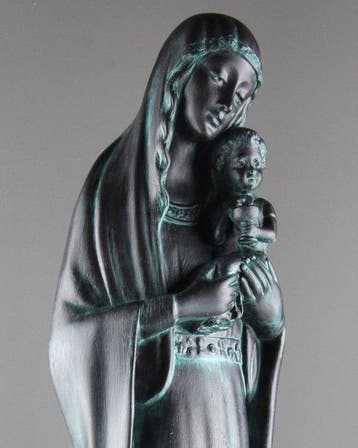 Trefoloni - Beeld, Madonna and Child - 53 cm - Gips