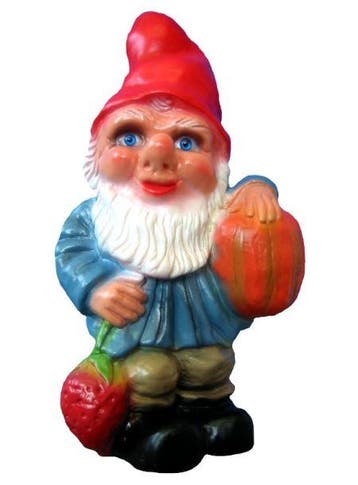 Tuinkabouter met pompoen, Verzenden, Nieuw