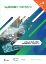 Basisboek Juridisch | versie 2025 | combipakket / Knowhow, Boeken, Verzenden, Gelezen