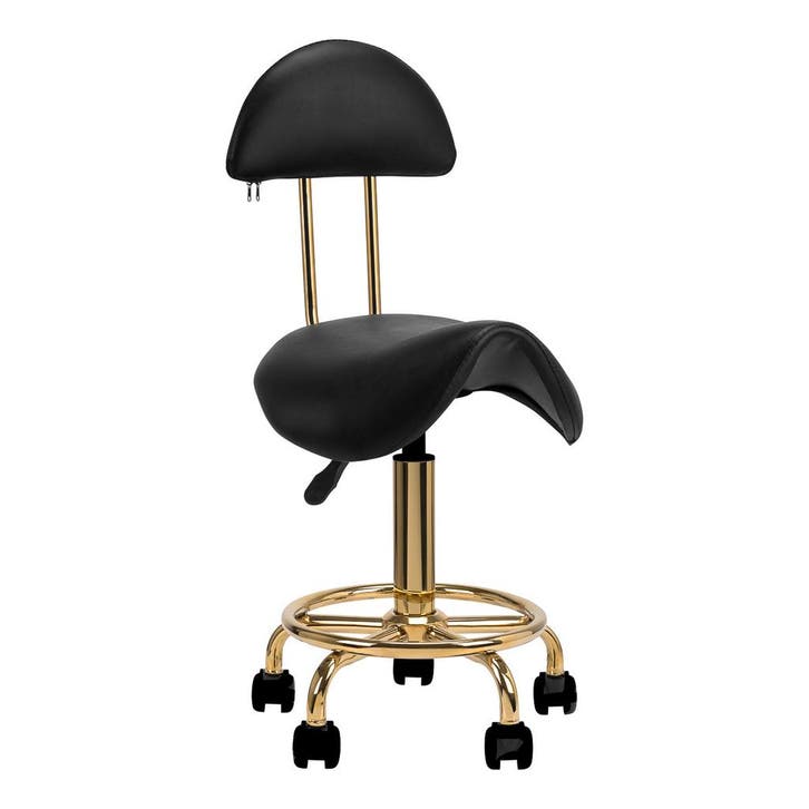 Professionele kappersfiets - Verstelbaar en ergonomische rug, Huis en Inrichting, Krukjes, Nieuw, In hoogte verstelbaar, Verzenden