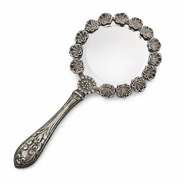 Handspiegel - Zilver, Antiek en Kunst