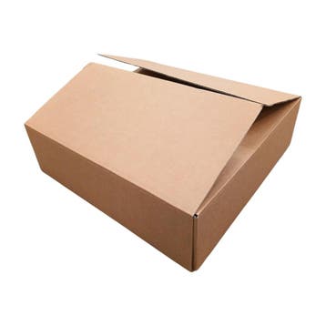 Vouwdoos 470x460x140 Enkelgolf Karton Bruin FEFCO 0201 (25, Zakelijke goederen, Partijgoederen en Retail | Verpakking en Verzending