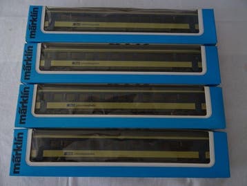 Märklin H0 - 4218,4219 - Treinset (4) - 4 vierassige, Nieuw
