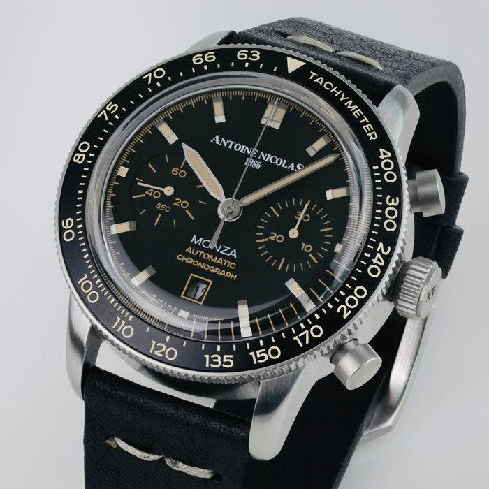 Antoine Nicolas 1986 - Monza “Swiss movement chronograph” -, Sieraden, Tassen en Uiterlijk, Horloges | Heren