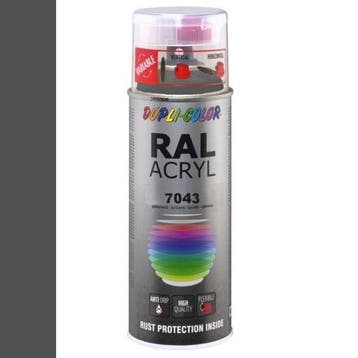 Dupli-Color Ral Acryl Ral 7043 Verkeersgrijs b Hoogglans 400, Ophalen of Verzenden, Nieuw