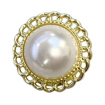Fako Bijoux - Magnetische Mini Broche - Parel In Goud -, Verzenden, Nieuw