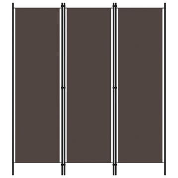 vidaXL Kamerscherm met 3 panelen 150x180 cm bruin, Verzenden, Nieuw