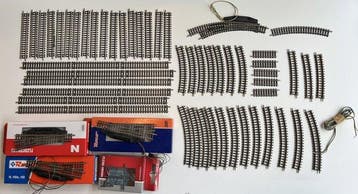 Roco, Fleischmann N - 22265, 22261 - Modeltreinsporen (55) -, Nieuw