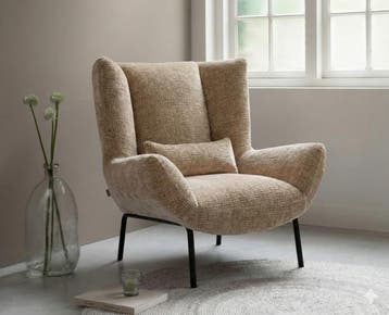 MUST Living fauteuil Astro - Sand - 97x92x96 cm, Ophalen of Verzenden, Nieuw