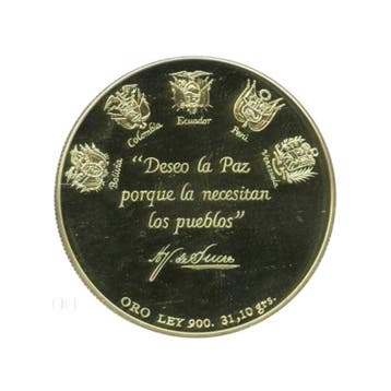 Gouden Sucre Bicentenario munt 1995, Verzenden