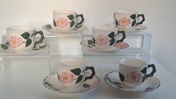 Villeroy & Boch - Koffie- en theeservies (12) - Wild-Rose -