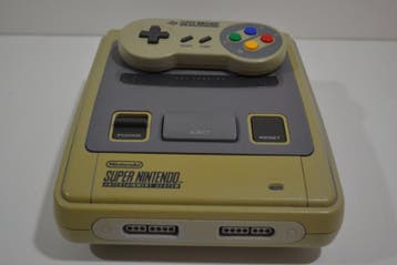 Super Nintendo Console Set - Verkleurd (SNES), Verzenden, Zo goed als nieuw