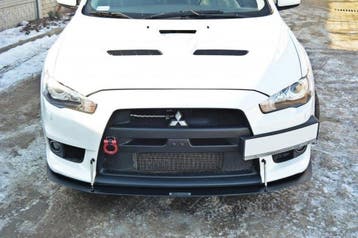 Maxton Front Racing Splitter V.2 Mitsubishi Lancer Evo X, Verzenden