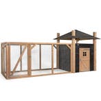 Houten Kippenhok Hooiberg Niek XL - VOLDUX - Rechts, Verzenden, Nieuw