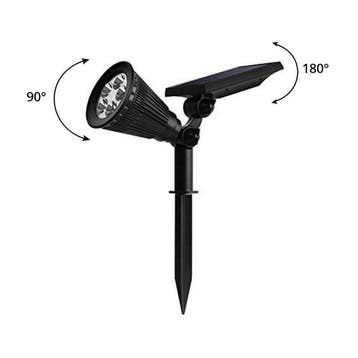 Solar tuinspot Highlight Koud Wit op zonne energie - 3 stuks, Kunststof, Verzenden, Minder dan 50 watt, Staande lamp