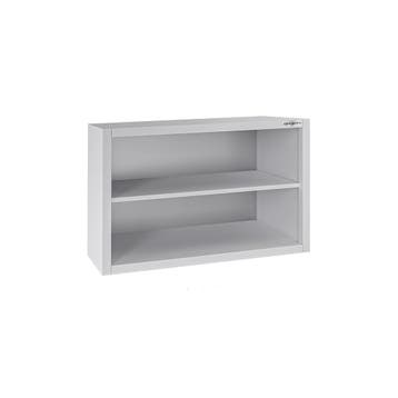 GGM Gastro | RVS wandkast ECO - 800x400x650mm - open |, Verzenden, Nieuw in verpakking, RVS Meubilair