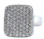 Ring - 18 karaat Witgoud Diamant (Natuurlijk), Nieuw