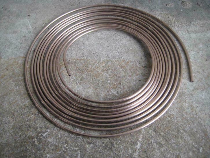 remleiding nikkel/koper 7,5 meter lengte dikte 4,76 mm, Auto diversen, Overige Auto diversen, Ophalen of Verzenden