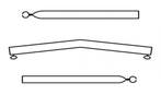 Campking Daksteun gebogen 22/19mm 170-250 Basic, Ophalen of Verzenden, Nieuw