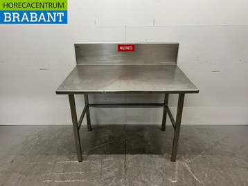 RVS Wildtafel Snijtafel Werktafel 119,5 x 77 x 87,5 cm, Ophalen of Verzenden, Gebruikt
