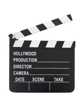 Film klap bord Hollywood, Ophalen of Verzenden, Nieuw